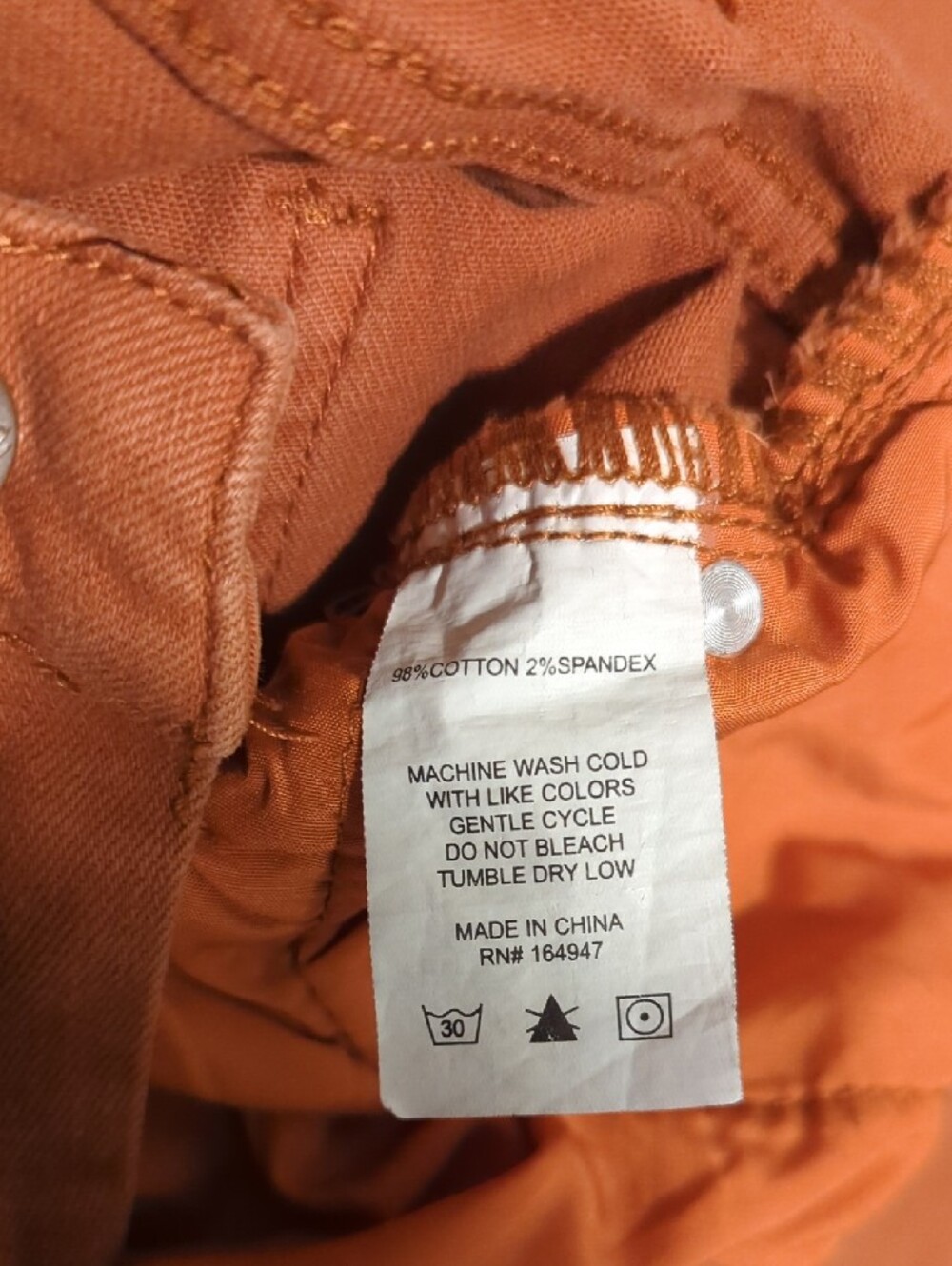 Rust Orange Pants - Picture 4 of 4